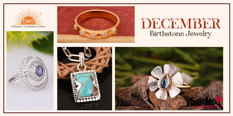 December's Birthstones Jewelry